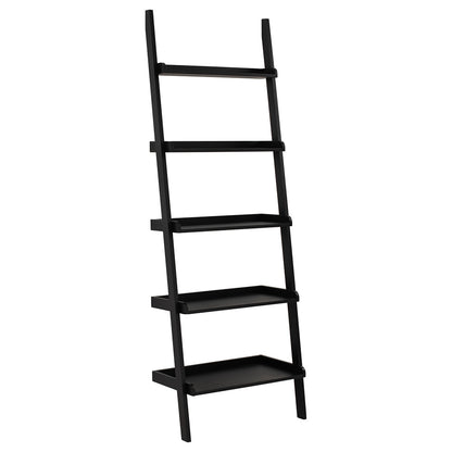 MILT Leaning Bookcase 66cm - Black