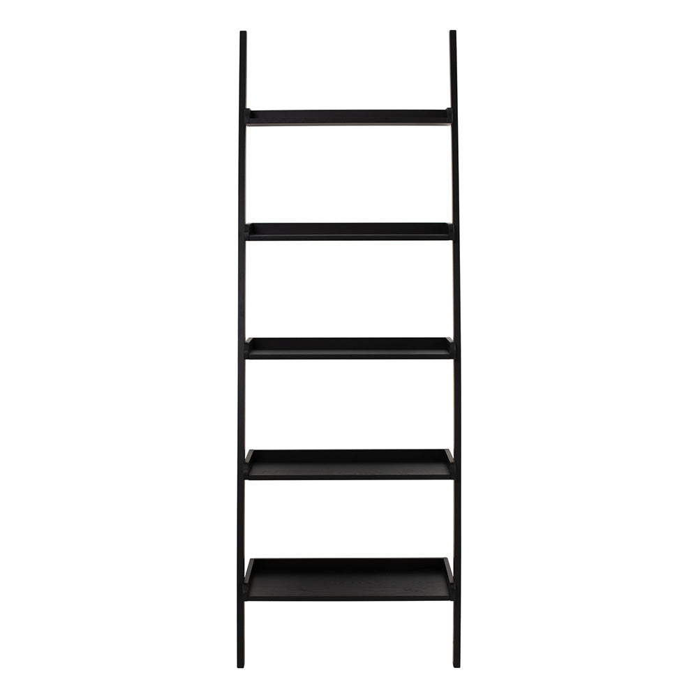MILT Leaning Bookcase 66cm - Black