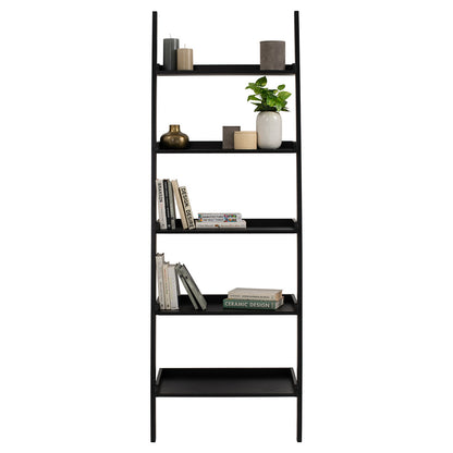 MILT Leaning Bookcase 66cm - Black