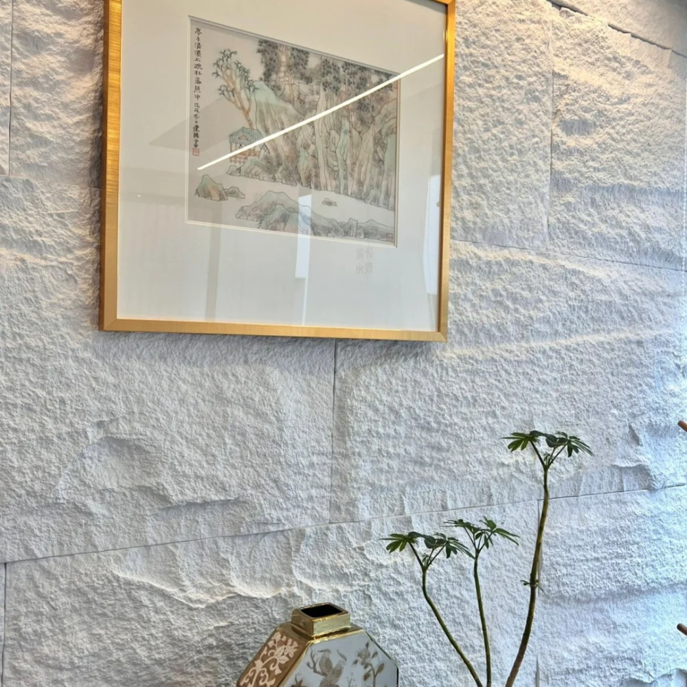 WOODFLEX PU STONE PANEL - STONE SKIN White - 2400 x 600mm