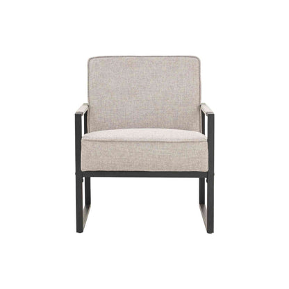 CALIBRA Single Seater Lounge Chair - Black & Grey