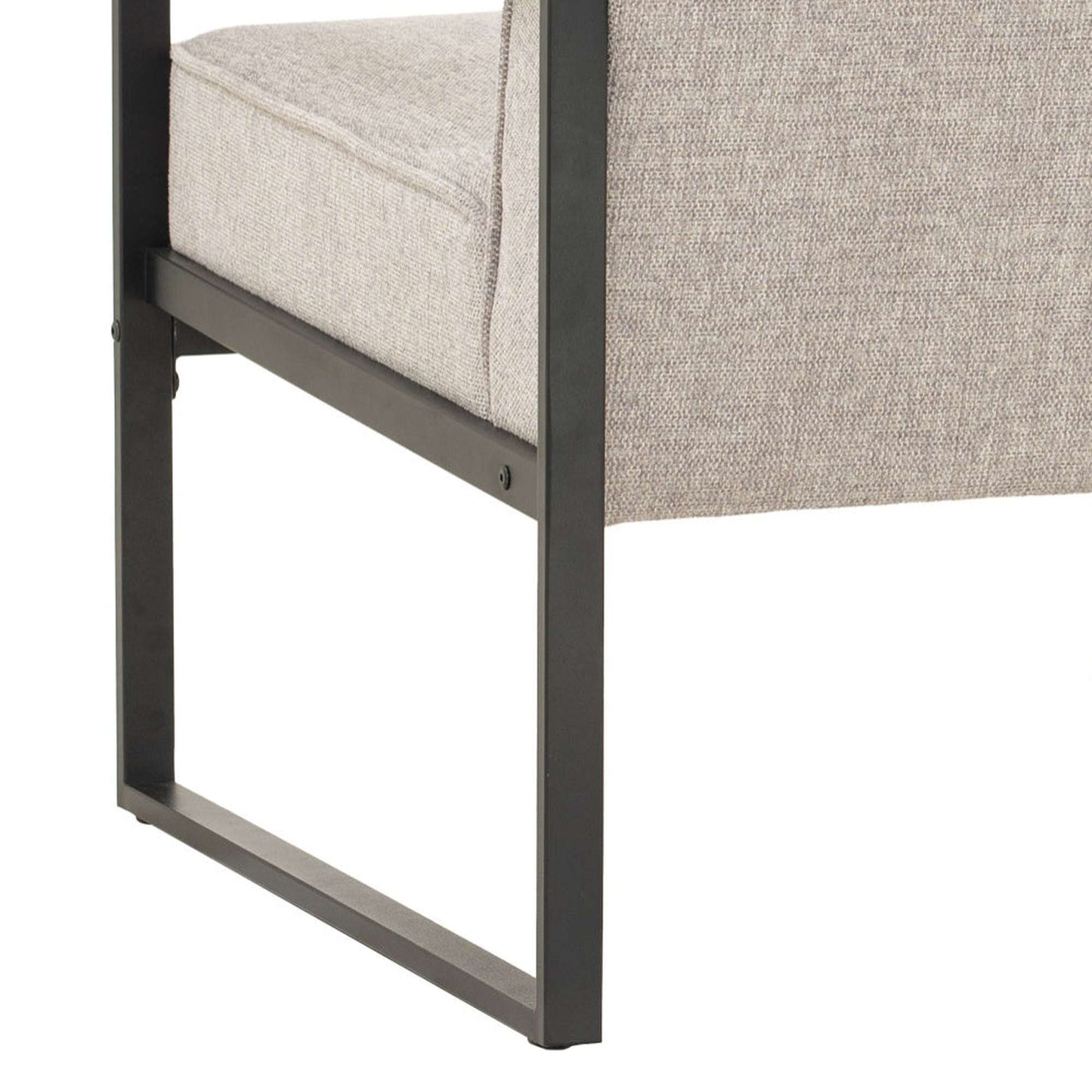 CALIBRA Single Seater Lounge Chair - Black & Grey