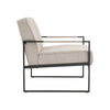 CALIBRA 2 Seater Sofa - Black & Grey