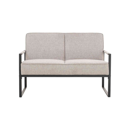 CALIBRA 2 Seater Sofa - Black & Grey