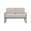 CALIBRA 2 Seater Sofa - Black & Grey