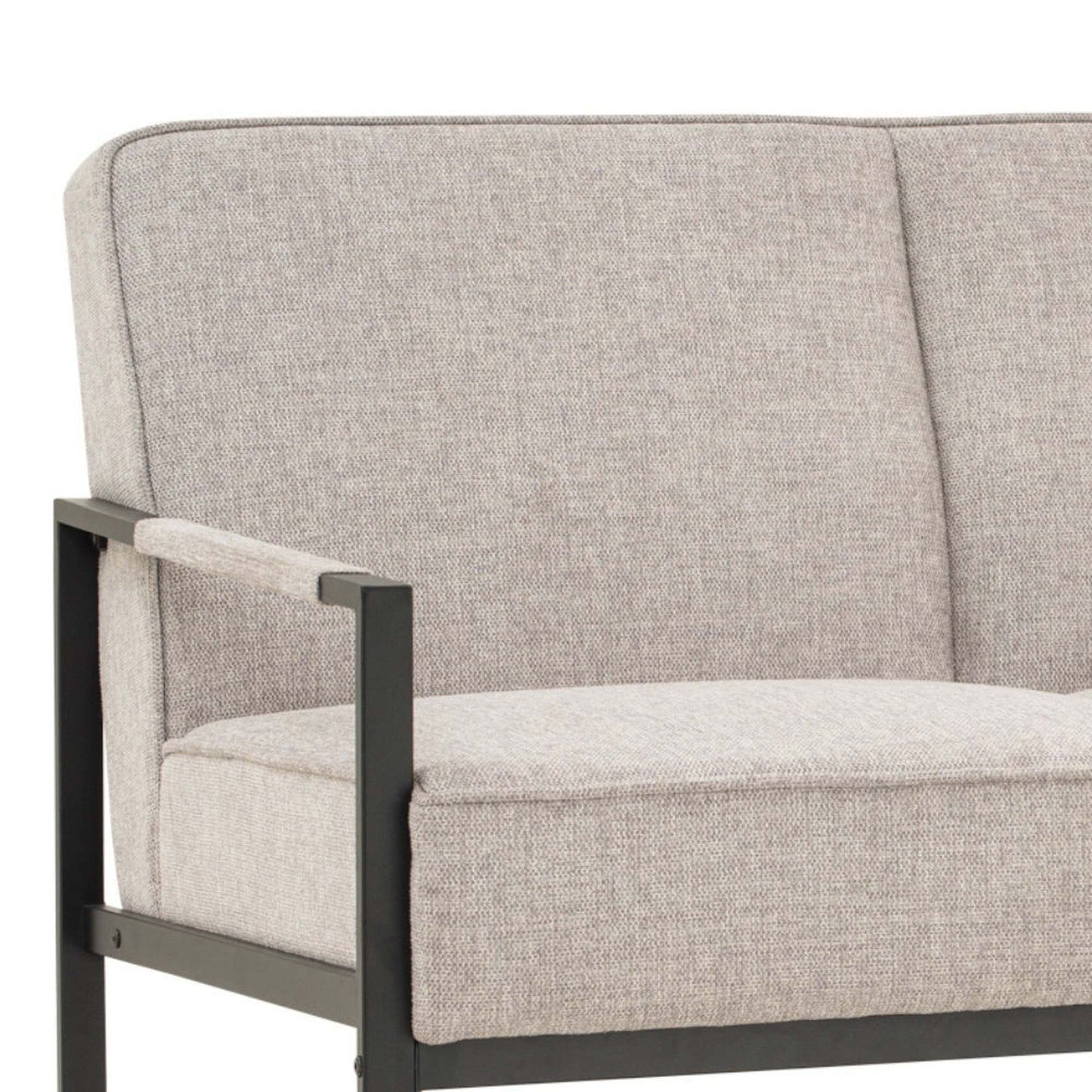CALIBRA 2 Seater Sofa - Black & Grey