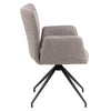 Laura Swivel Dining Chair - Grey & Black