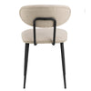 Denise Dining Chair - Beige & Black