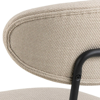 Denise Dining Chair - Beige & Black