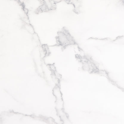 BAROSSA Side Table Marble look 40cm - White