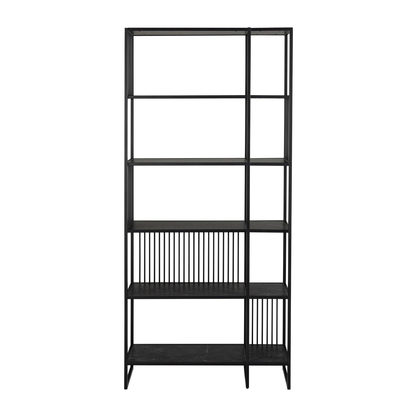 STRINGTON Bookcase Display Unit 85cm - Black