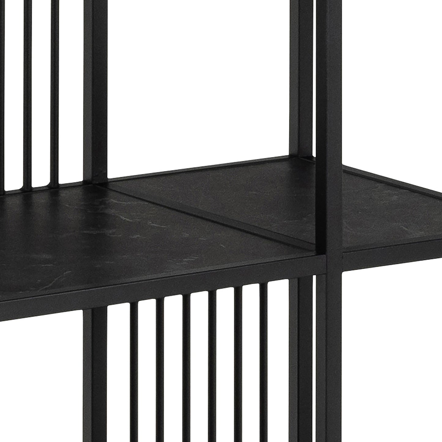 STRINGTON Bookcase Display Unit 85cm - Black