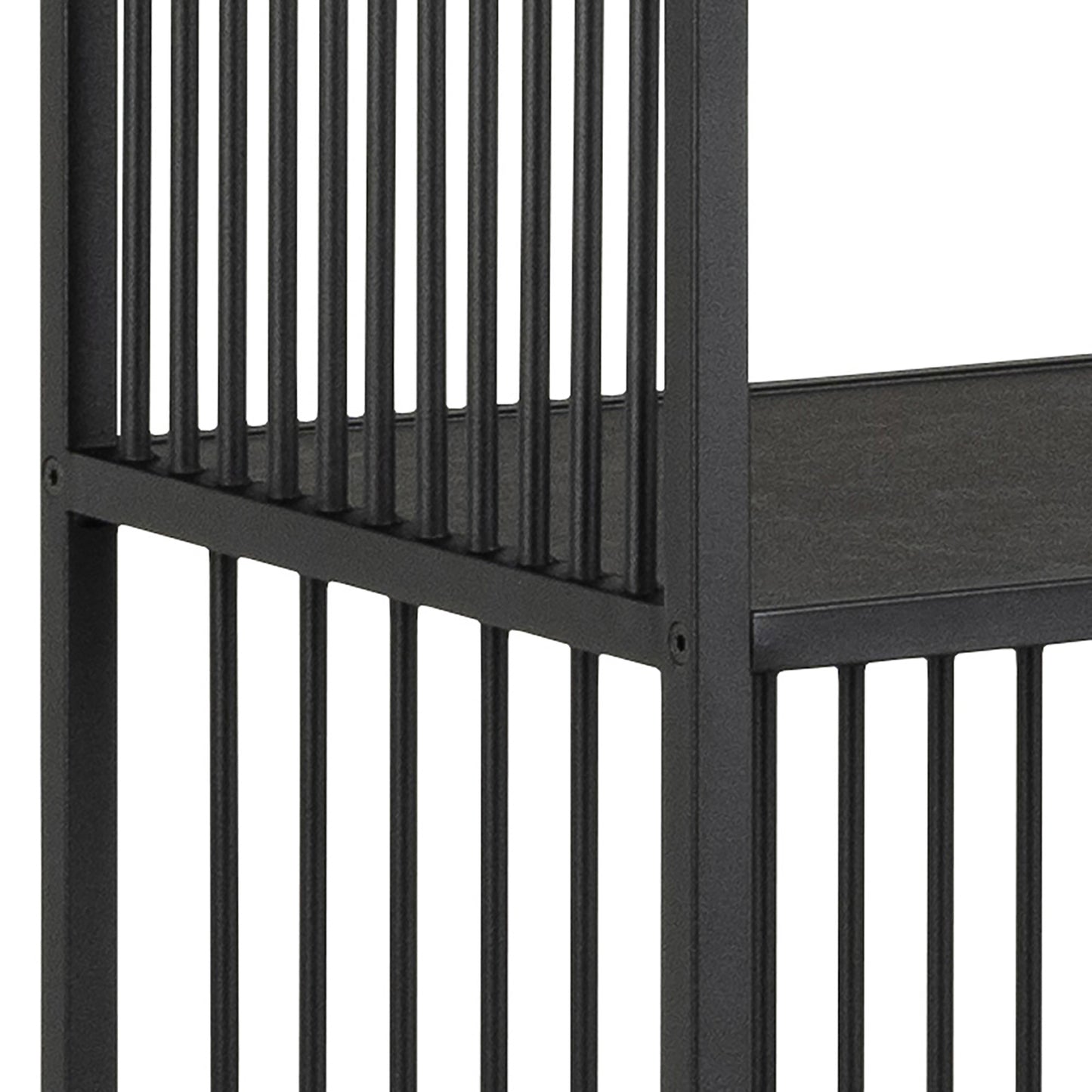 STRINGTON Bookcase Display Unit 85cm - Black