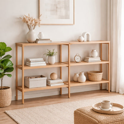 BRAIDWOOD Bookcase 169cm - Oak