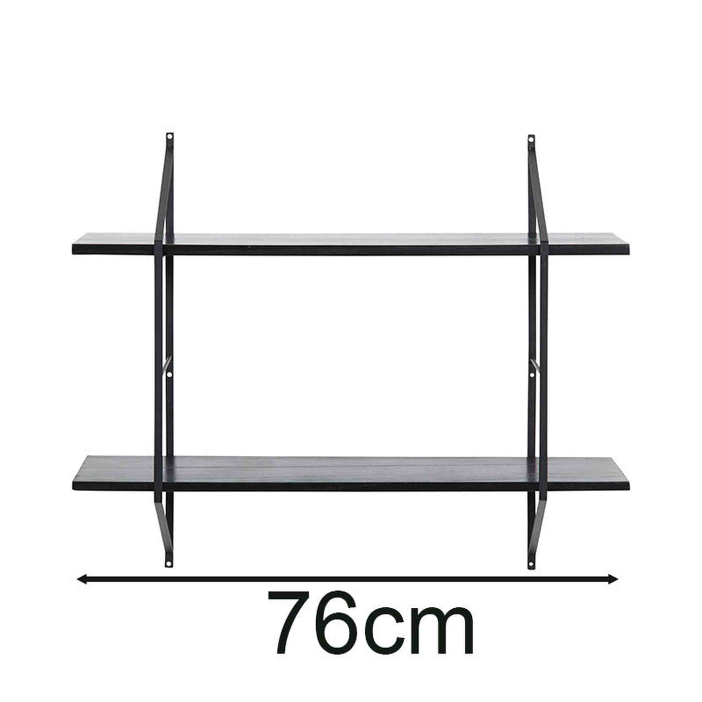 RYDEN Display Unit 76cm - Black & Paulownia Colour