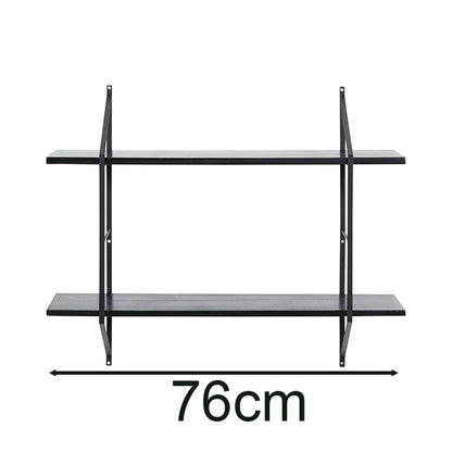 RYDEN Display Unit 76cm - Black & Paulownia Colour