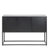 NEWTON 3 Doors Sideboard 120cm - Black