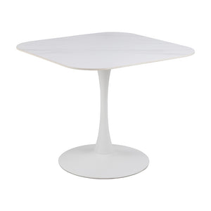 MARTA Square Dining Table 90cm - White
