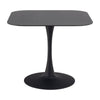 MARTA Square Dining Table 90cm - Black