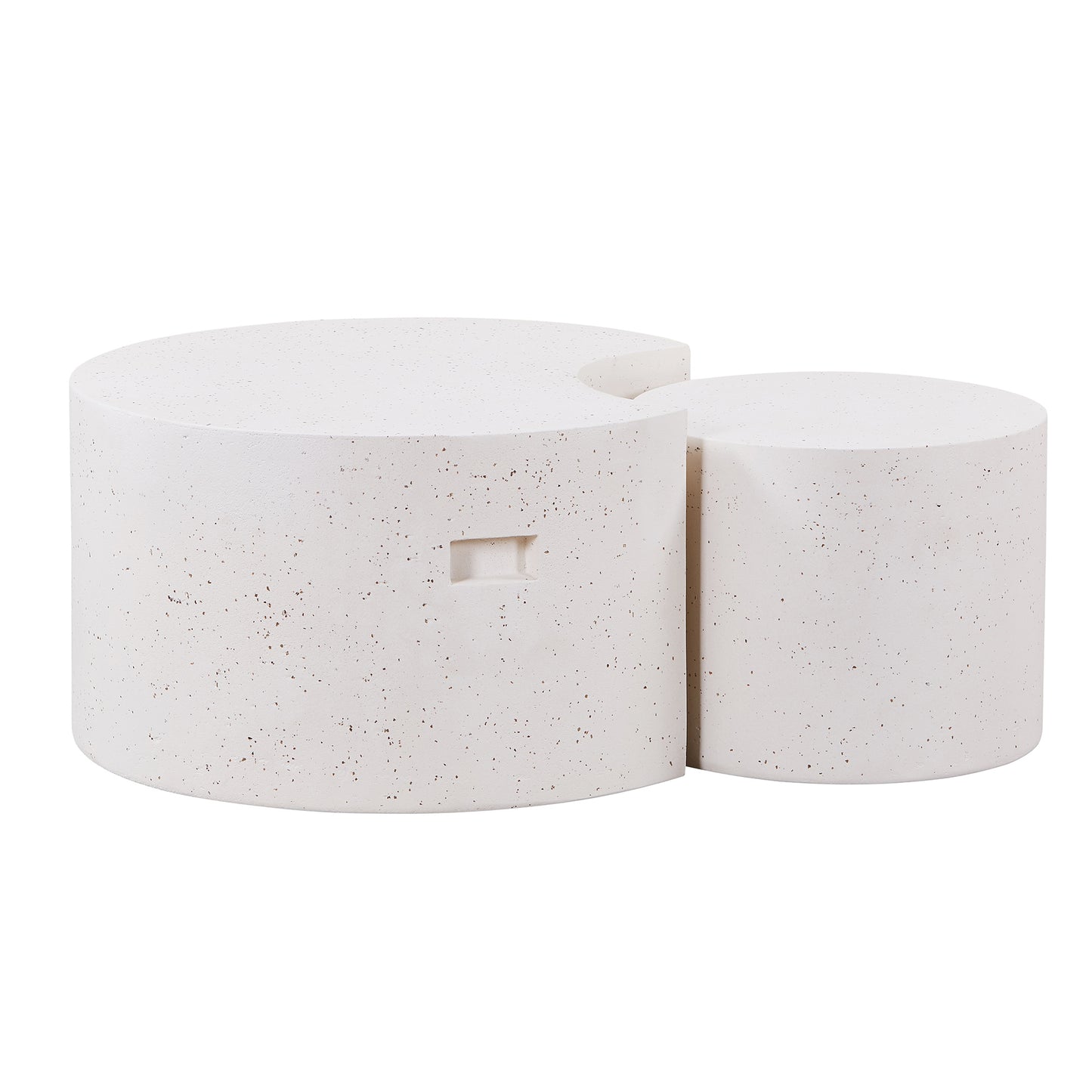 TREVINO  Nest of Tables 80-50cm - Off-White
