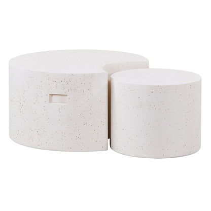 TREVINO  Nest of Tables 80-50cm - Off-White