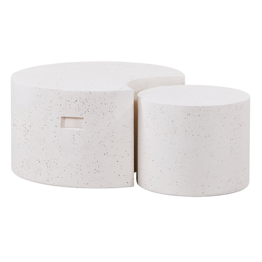 TREVINO  Nest of Tables 80-50cm - Off-White