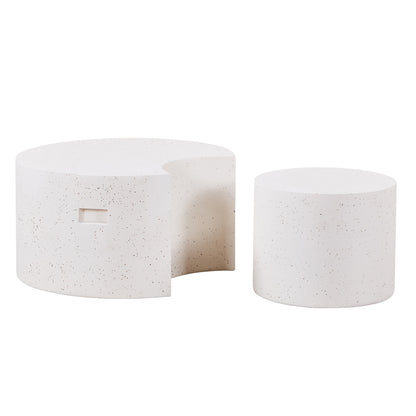 TREVINO  Nest of Tables 80-50cm - Off-White
