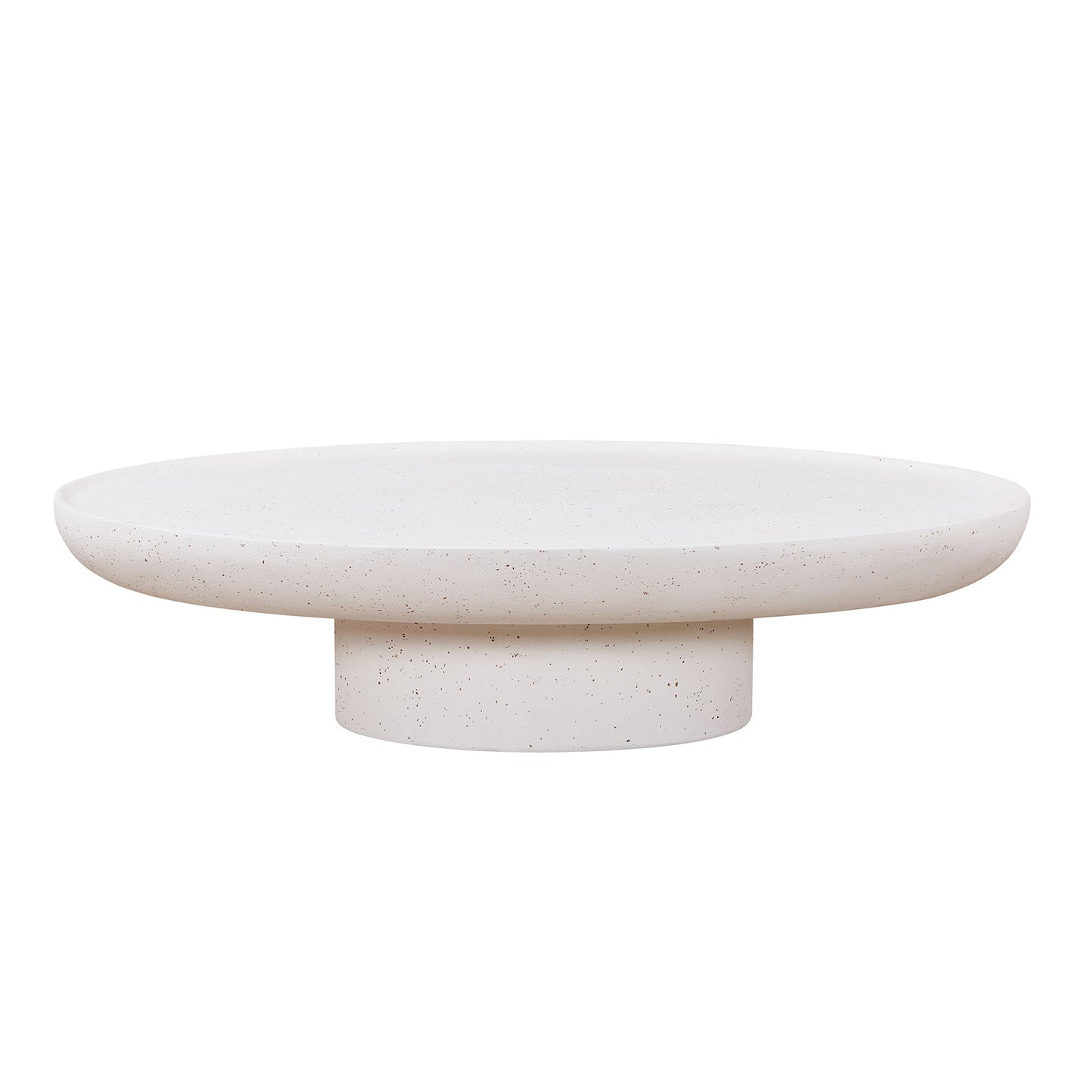 TREVINO Oval Coffee Table 140cm - Off White