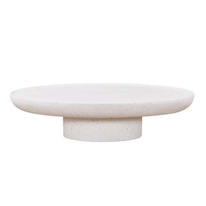 TREVINO Oval Coffee Table 140cm - Off White