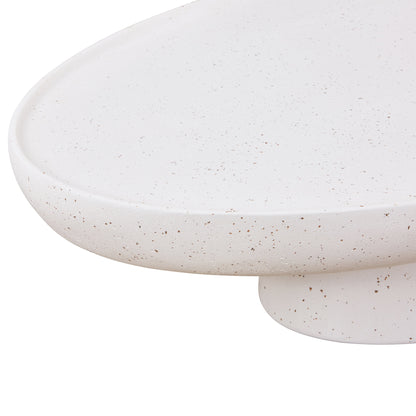 TREVINO Oval Coffee Table 140cm - Off White