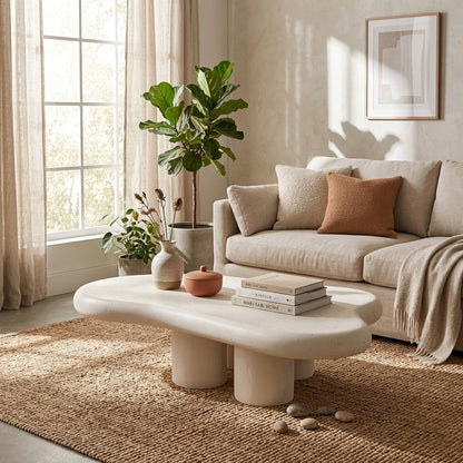 TREVINO Coffee Table 120cm - Off-White