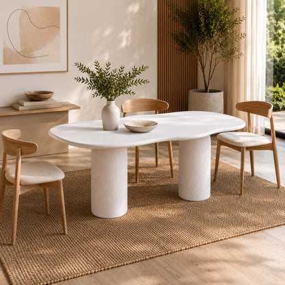 TREVINO Dining Table 200cm - Off-White