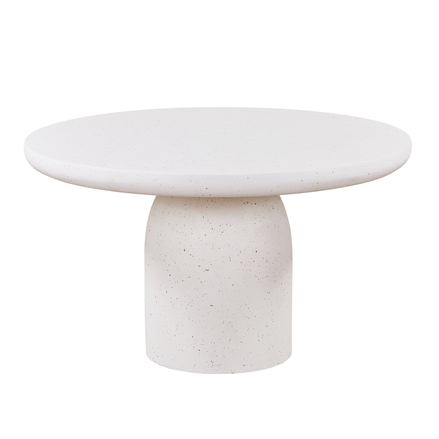 TREVINO  Round Dining Table 130cm - Off-White