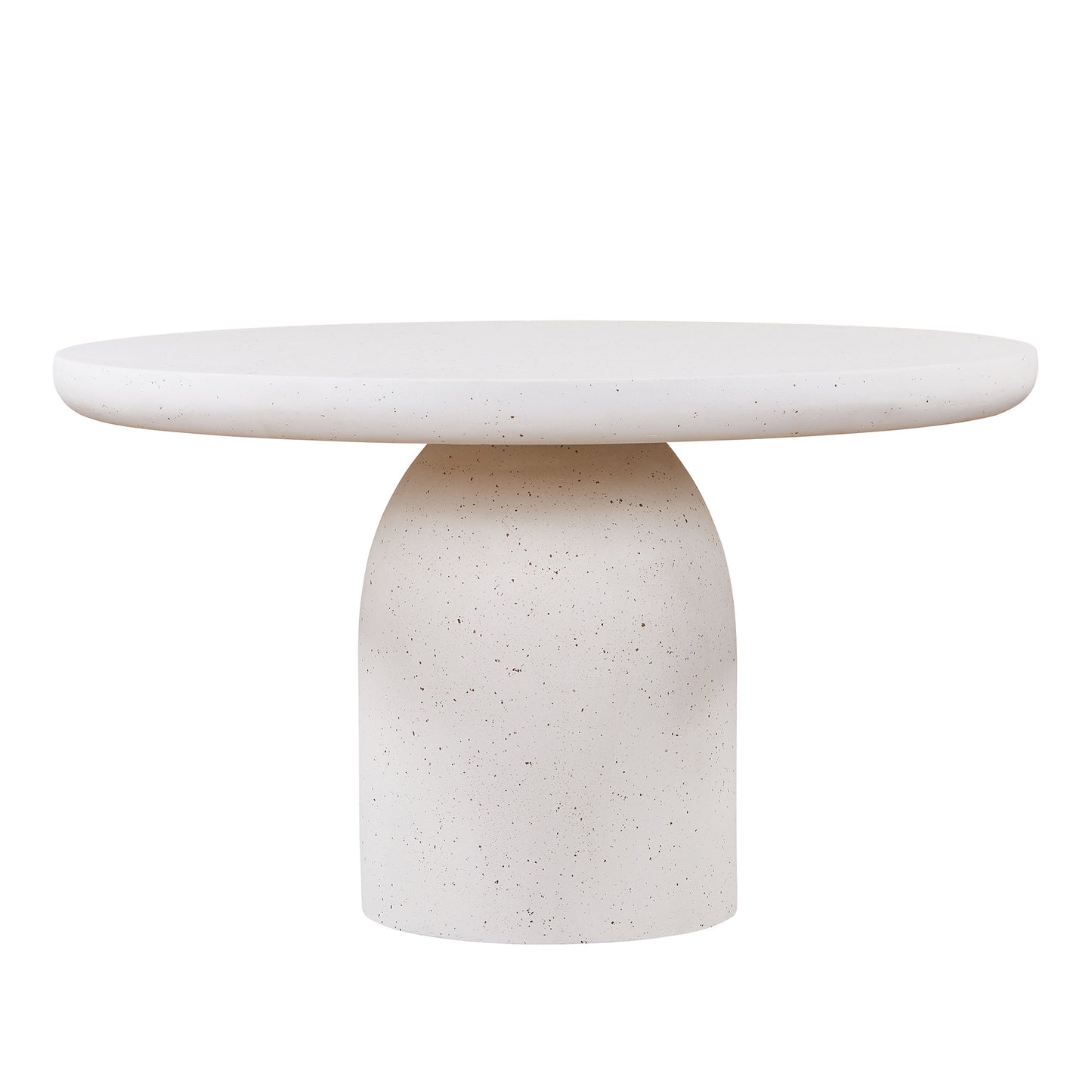 TREVINO  Round Dining Table 130cm - Off-White