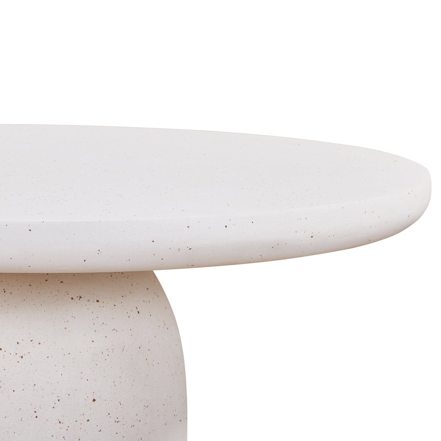 TREVINO  Round Dining Table 130cm - Off-White
