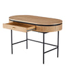 KAIDAN Study Desk 120cm - Oak & Black
