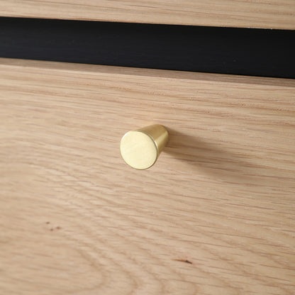 KAIDAN Study Desk 120cm - Oak & Black