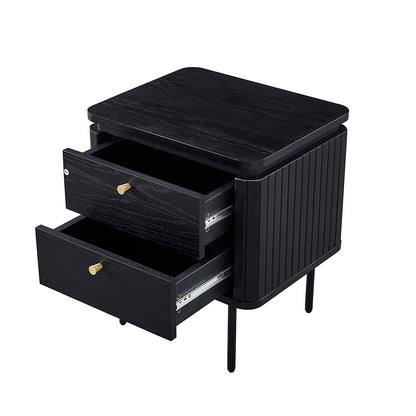 KAIDAN Side Table/Bedside Table 48cm - Black