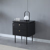 KAIDAN Side Table/Bedside Table 48cm - Black