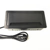 In Desk Cable Management Cubby Power, USB, HDMI & Data Box - 26.5cm -  Black
