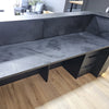 HALO Reception Desk 240cm - Black