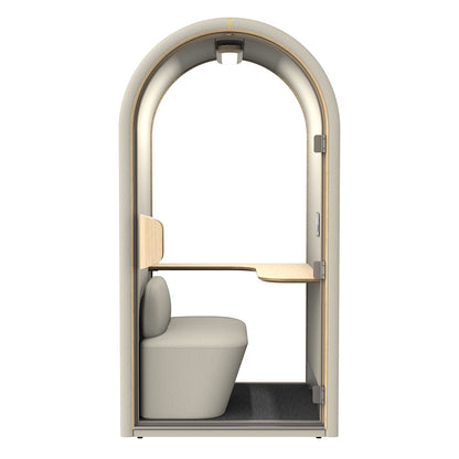 DUKE Single Seater Acoustic Office Silent Booth Pod - Beige