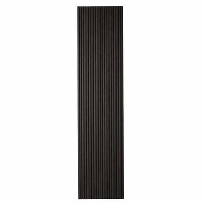 WOODFLEX Flexible Wooden Slat Wall Panel - Black - 2700mm x 600mm - Half Round 27mm