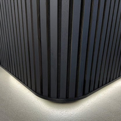 HALO Reception Desk 240cm - Black