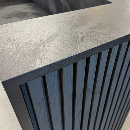 HALO Reception Desk 240cm - Black