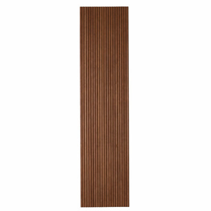 WOODFLEX Flexible Wooden Slat Wall Panel - Walnut Veneer - 2700mm x 600mm - Half Round 37mm