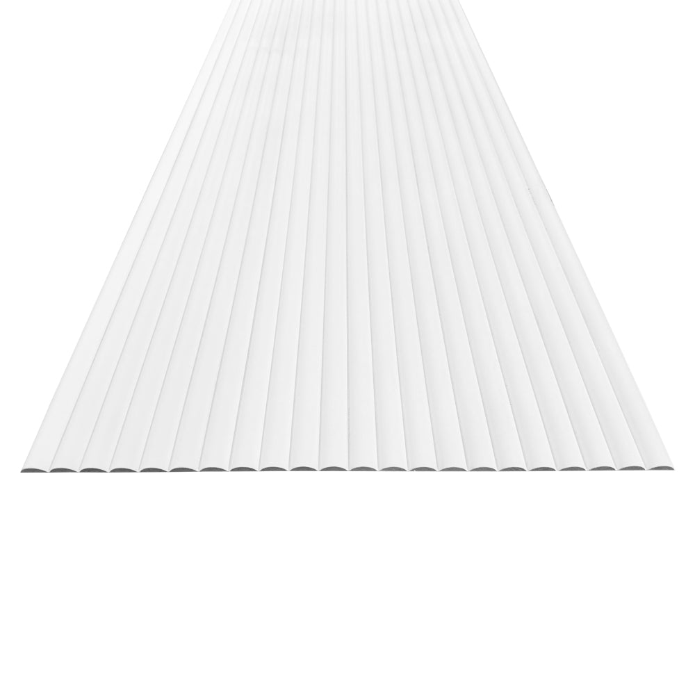 WOODFLEX WHITE PRIMED FLEXIBLE - HALF ROUND 27 - 2700mm X 600mm