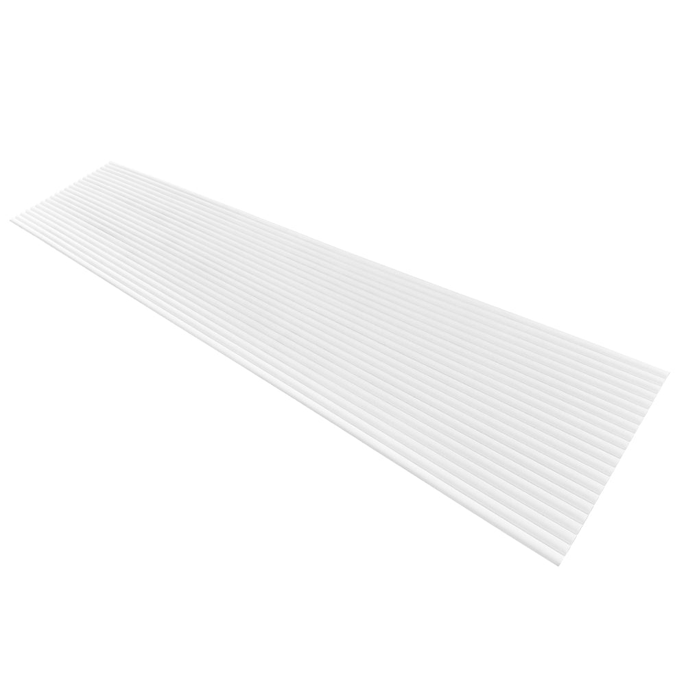 WOODFLEX WHITE PRIMED FLEXIBLE - HALF ROUND 27 - 2700mm X 600mm