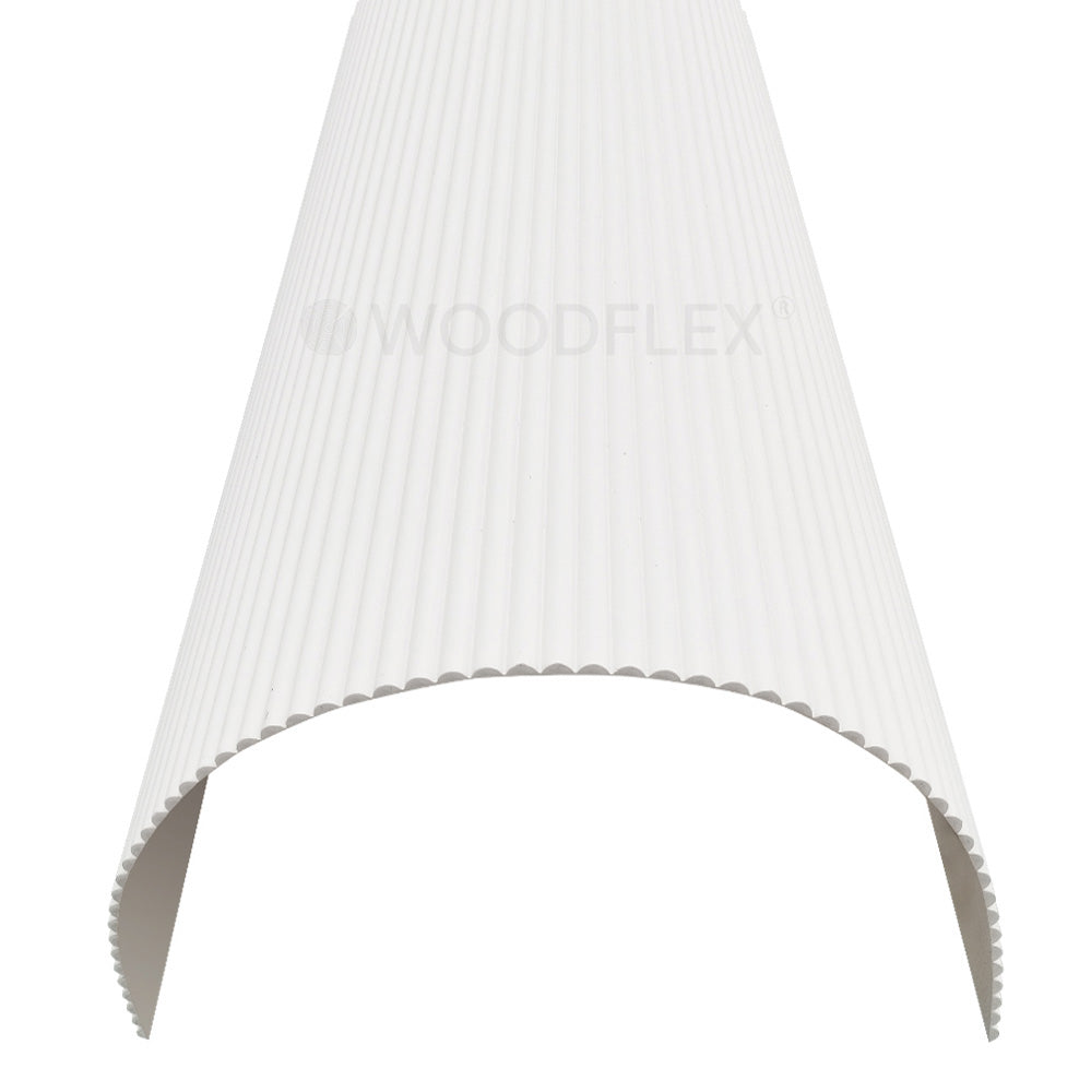 WOODFLEX WHITE PRIMED FLEXIBLE - HALF ROUND 27 - 2700mm X 600mm