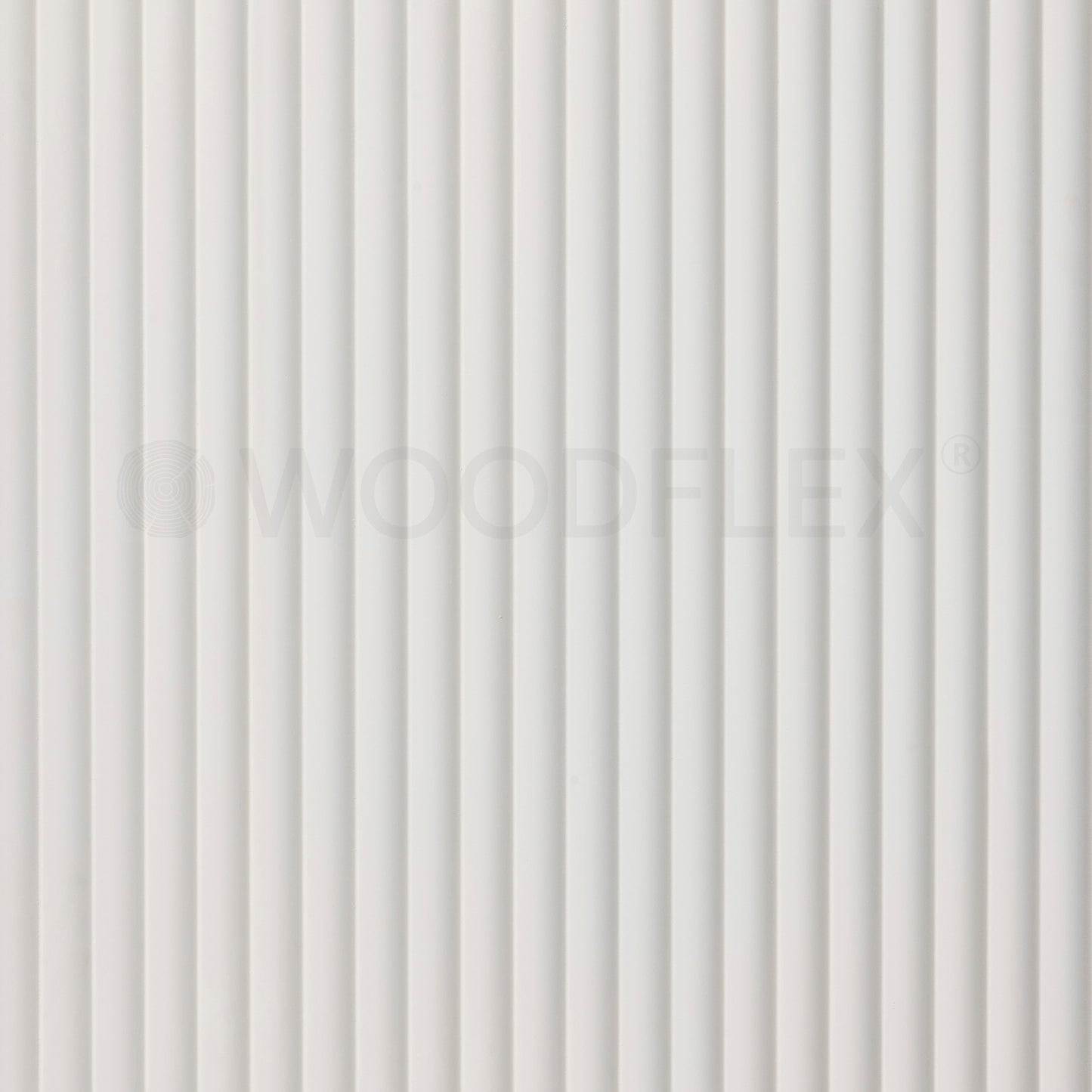WOODFLEX WHITE PRIMED FLEXIBLE - HALF ROUND 27 - 2700mm X 600mm